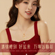 Yangchuang Mode Silber Halskette Frauen friedliche ruhige Jade Anhänger Chinesisches Valentinstag Geburtstagsgeschenk Gönner Mädchen Frau S925