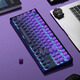 
Belly spirit mk870 blackberry side engraving mechanical keyboard Bluetooth wired wireless Bluetooth customized computer game silent office [single mode] Obsidian + purple gas east-west side engraving KTT burgundy shaft [mahjong sound]