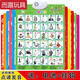 Qilicai Electronic Baby folgt Bild Wallpaper Aufkleber konkav und konvexe Kinderpädagogik-Audio-Szene von 0-3 Jahren kann drei sprechen: Form Farbe + Selbsterkenntnis + täglich