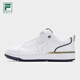 FILA Xu Long's official GF 1911 golf shoes men's soft spike shoes BOA comprehensive training shoes Fila white/herbal green-WD 41