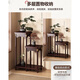 Tengyin Nuevo estante de flores de madera maciza de estilo chino salas de almacenamiento de almacenamiento de piso Balcón Ornamento Mesa de flores Decoración de la planta de la planta Ratry de la maceta de múltiples capas [Imagen principal-extendido] Combinación alta y baja-Color de nogal