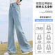 McTICCO Girls Summer 2025 Nouvelle célébrité Internet à la mode pour enfants Big Child Children à manches courtes Denim Flare Pantal