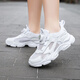Linbuxan Boys Weiße Single Mesh Schuhe Sommer 2025 neues hohles Mesh atmungsaktiven Zyklonknopf Teen Sport Weiße Schuhe 736 Schwarz [Frühjahr und Herbst -Doppel -Netz] 31 innere Länge 19,8 cm