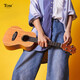 
TOM T39 Ukulele Mahogany Beginner Finger-Play Uklili Mini Small Guitar Children Adult Student 26-inch T39T+ Gift Bag
