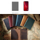 Yunfan (Yunfan) Crazy Horse en cuir Clipport Clip Id Chuck Couche Cow I Leather Retro Boarding Card Wallet Multi-fonction Passeport Charter 25824 Black Crazy Horse