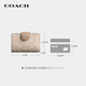 COACH brand direct supply women's zipper wallet sand yellow CW786