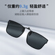 Parzin Myopia Polarisierte Sonnenbrille Clip Flip Typ Leichte tragbare Sonnenbrille Clip PZ12121