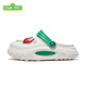 Sesame Street Children's Slippers Boys et filles Sandales Eva Baby Cave Shoes Beach Outdoor Sandales Green 26 -27 (185 mm)
