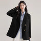 Yi Xiqi casual suit jacket for women loose 2025 spring and autumn new silhouette temperament high-end small suit top black M