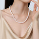 Queen of Pearls cost-effective freshwater pearl necklace clavicle chain for women birthday gift for wife with extension chain