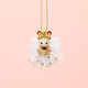 森贝儿家族（Sylvanian families）日版巧克力兔项链带摆台 过家家玩具玩偶套装 生日送儿童礼物