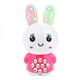 Nettes Zuhause Neue Mini Kaninchen Baby Baby Spielzeug Early Education Story Maschine Einjährige Aufklärungsjunge und Mädchen Geburtstag Geschenk Sky Blau Kaninchen + Lanyard + Batterie