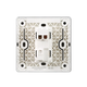 FSL Foshan Lighting switch socket panel 86 type concealed F31 gray one-open five-hole with USB switch socket panel 16a home three-position single control