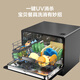 Haier 2025 new generation Xiaohaibei dishwasher, 8 sets of washable fruit table tops for home use, fully automatic, color screen touch control, supports independent disinfection, automatic door opening