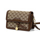 Modern password birthday gift for girlfriend 2052 new bag women's bag versatile crossbody women's bag shoulder bag small square bag MD5813 khaki-[gift box packaging + rose]