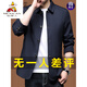 Scarecrow (MEXICAN) 2025 Spring and Autumn Men's Jacket Lapel Business Casual Jacket Middle-aged versatile Daddy Jacket Top 1048 Navy M 170 Suggestion 120Jin [Jin equals 0.5 kg] or less