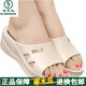 Woodpecker Women's High Heel Slippers Wear Thick-soled Fashion Home Anti-Slip Soft Sole Wedding Waterproof Sandals 2025 New Model Black 795 39 Suitable for 37 feet