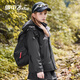 Snow Flying Children's Clothing Children's Boys and Girls Imprimer trois en un veste extérieure noire 160