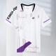 
2025 new spring badminton suit men and women short-sleeved competition suit set quick-drying breathable sports competition training suit 7028 white men's suit 2XL