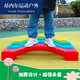 Kindergarten outdoor toys sports body intelligent sensory training equipment single-plank bridge children's S-type plastic balance beam A-type standard blue single