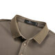 Sieben Wolf Short Sleeve T-Shirt Herren Sommergeschäft Paul Shirt Polo-Eis-Fresh Antibakterielles Revers-Basis-Hemd Männer-Eis-Silk Cooler Sinn 702 (tiefe Aprikose) -7A Antibakteriell XL (175)