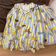 Wanmanduo Internet Promi Cartoon Dachshund Hund Pyjamas für Frauen im Frühling und Herbst langärmelte 2025 neue süße und niedliche Streifen-Strickjacke Hauskleidung 9274# Doppelte lang gestreifte Kaninchen M 75-100jin [Jin gleich 0,5 kg]