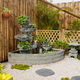 Villa Garden Outdoor Courtyard Rockery Flowing Water Fountain Circulating Water Landscape Decoration Ornament Balcony Fish Pool Landscape 5010 Rectangular Pool 190x70x155 Length Width Height