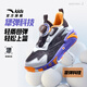 
Anta children's sneakers men's children's shoes 2025 spring and summer new mesh breathable knob button cushioned and sharpened basketball shoes black/light mist gray/yellow orange-1 31