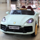 Huiaotong children's electric car four-wheeled car can be used for people remote control swing car charging for men and women electric toys for children. Painted black + remote control + swing + Bluetooth Deluxe 12V large battery + four-wheel drive + leather seat