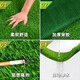 Qingya balcony courtyard plastic turf outdoor simulated lawn mat 2kg lawn special glue