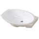 Toto Baño debajo de la cuenca Cerámica LW1505 1506B Baño pequeño lavabo de lavado de baño LW1506B Single Basin (excluyendo accesorios)