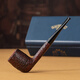 沙芬（SAVINELLI）金点珍藏手工烟斗石楠木意大利进口一金点男士烟斗及配件套装礼盒 702型（无适配器 适用轻木滤芯）