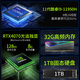 AOCHI Core i7 14700F liter Core i9 e-sports desktop computer RTX4070 flagship independent display host office assembly home gaming computer complete set single host + 24-inch monitor complete set set two Core i9/1650/16G/512G efficient chicken eating