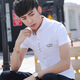 Suowanyi (Suowanyi) Camisa de manga corta de verano para hombres Estilo coreano y camisa de pulgada blanca estampada de moda 826 White M 90-105Jin [Jin equivale a 0.5 kg]