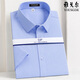 MAYOR Yageo Summer New Men's Business and Casual Thin Non-Iron Pure Cotton Short-Sleeve Shirt Ice Feeling 92001D White Short-Sleeve L 175/96A 41 Code Recommendation [140-160Jin [Jin equals 0.5 kg]