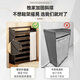 Small craftsman simple shoe rack multi-layer installation-free home door dormitory shoe cabinet storage dust-proof storage shelf black 6 layers 90