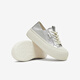 Heshe (Tata) Zapatos de suela grueso casual Zapatos para mujeres 2025 Summer CT701BM5 Plata 35