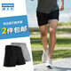 Decathlon (DECATHLON) quick-drying shorts for men in spring and summer, cool and breathable fitness running training basketball pants sports quick-drying pants MSGS style A black-lace-up style S