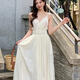 Miao Yijia White Kleid Frauenrock Sommer 2025 Neue High-End-Kleider am See