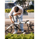 Dahang (Dahon) Mini Ultra Ligero 9 Velocidad Variable Plegable Plegable Estudiante Estudiante Men y mujeres Adultos Bicicletas PAA693 Air Sea (Azul) 16 pulgadas