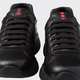 PRADA/Prada Gift Men's Prada Americas Cup Nappa Sheep Leather Sneakers Black 41 (7)