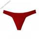 
Lingrui full cotton high stretch thong men's sexy underwear sports men's running underwear markless sex T-trousers red M gray M