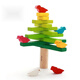 Internet celebrity hot product Rainbow Crocodile Wooden Drag Toddler Baby Safety Education Award Winning Toy Gift Rainbow Crocodile 1416