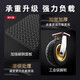 XMSJ平板车小推车家用手推车拉货板车便携搬运车拖车折叠小拉车手拉车 125*756寸静音轮载重2600斤