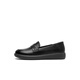 Rote Libelle Frauenschuhe 2025 Frühling Neues Soft-Fit-Ein-Pin-Gelegenheits-Frauen-Einzelschuhe Haus All-Match Mom's Schuhe WJB15810 Black 35