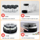SEVERIN SEVERIN German Yogurt Machine for Home Automatic Small Mini Fermentation Homemade Natto Machine [Classic Version] Yogurt Machine (Black) JG3519