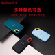 闪迪（SanDisk） 移动固态硬盘 NVME高速SSD E61存储USB3.2 至尊极速 松柏青2T+收纳包 读速高达1050MB/s