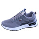 Chaussures pour hommes de Yierkang Prince pour les chaussures en maille respirant et à l'odeur pour hommes Chaussures de course de sport décontractées pour hommes Solide Solet Sole non-glissement résistant aux chaussures de travail pour hommes A-881 Black 42 (taille standard)
