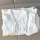Cat Men Pyjamas pour les femmes au printemps et à l'automne Xinjiang Cotton Gauze Pantalons à manches longues 2025 Nouveaux vêtements de maison cardigan été 826 # Small Cherry # Long à manches + pantalon recommandé 100-120jin [Jin est égal à 0,5 kg] l