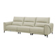 Lezhibao Lazboy echtes Ledersofa Wohnzimmer Null gegen die Wand umgestürzt 2025 Neue elektrische Funktion Sunset Avenue 677 Weiche Blank - 3 Menschen rechts elektrisch - 30 Tage Haare